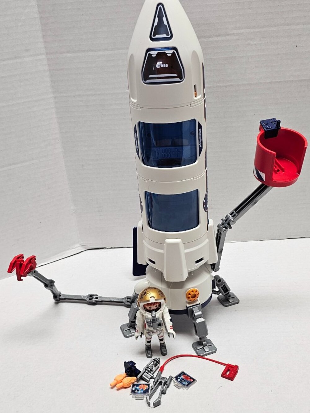 Playmobil ESA Outer Space Ship Mars Research Rocket Astronaut Figure 72011 4+